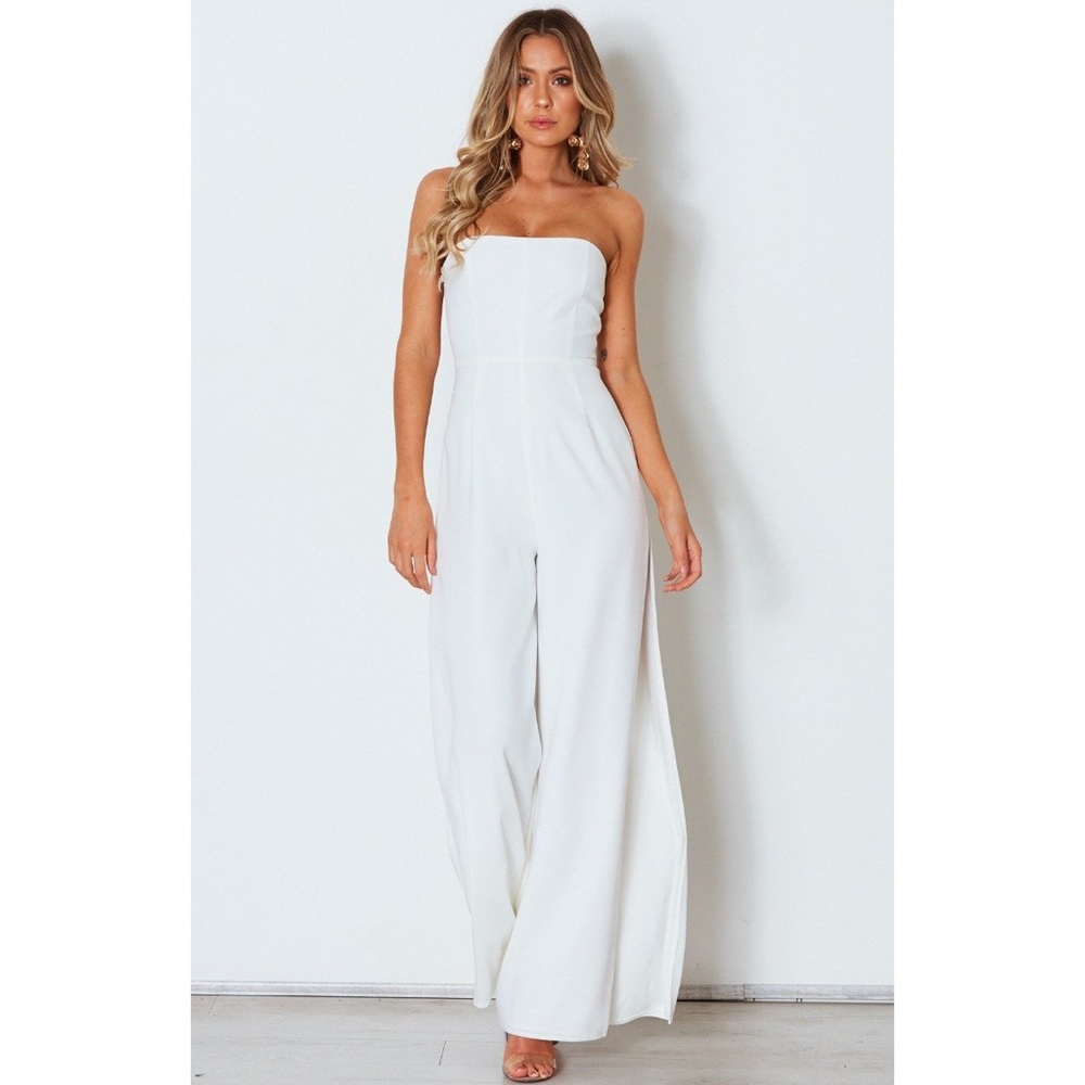 White Fox Boutique Dare To Be Jumpsuit (White)